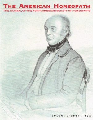 Volume 7 | 2001 - Von Boenninghausen Issue