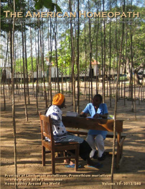 Volume 19 | 2013 - Homeopathy Around the World Issue